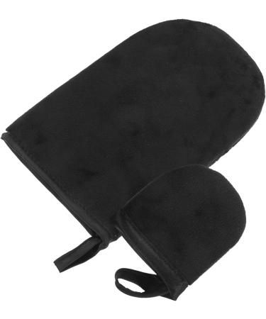 minkissy 3 Sets tanning gloves body lotion applicator face mitt for tanning lotion back tanning mitt self tanner mitt face tan mitt soft tanning mitt back lotion flocking pe Nail supplies - Buy Online on GoSupps.com