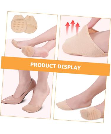 FRCOLOR 8 Pairs Forefoot Socks Toe Tip Socks for Women Boots for Women with Heel High Heel Sandals for Women Toe Topper Socks Half Toe Socks High Heel Sponge Summer - Buy Online on GoSupps.com