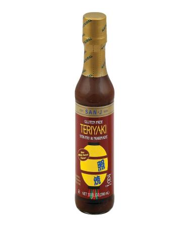 SAN J SAUCE TERIYAKI GF 10OZ Teriyaki 10 Fl Oz (Pack of 1)