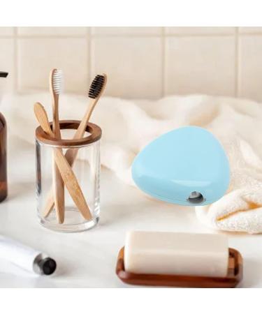 Aeun Toothbrush Sanitizer Case Efficient Cleaning Light Weight Toothbrush Cleaner Holder Portable Long Service Time with USB Cable for Traveling Home Office (Blue) - Buy Online on GoSupps.com