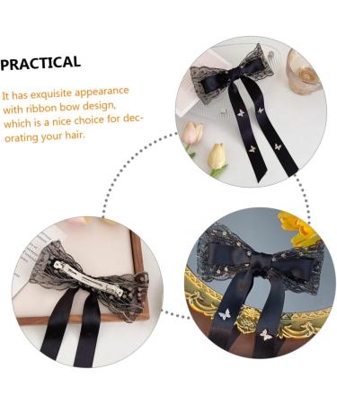 FOMIYES Bow Hairpin Big Bows for Girls Hair Bows for Big Hair Bows Tiaras for Women Womens Hair Clips Hair Toppers for Women Bows Hairpins Girl Hair Bows Miss South Korea French Fabric - Buy Online on GoSupps.com