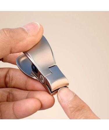 1/3 Opening Nail Clippers - Wide Jaw Nail Cutter for Thick Nails | Sturdy Thick Fingernail Toenail Clippers Cutter for Men Women with Ingrown Nails - Buy Online on GoSupps.com