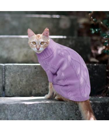 Shop Cozy Pet Sweaters: Warm Dog Jackets & Vests for All Sizes | Winter Gear for Cats & Small Dogs - XXL Purple - Buy Online on GoSupps.com