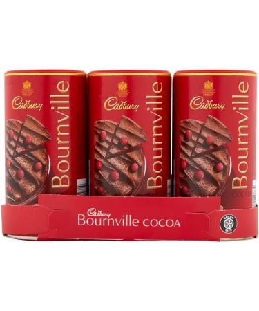 Cadbury Bournville Cocoa 250G (Box Of 12) OFFICIAL Hot Chocolate Cocoa Powder Ideal for Baking - Buy Online on GoSupps.com