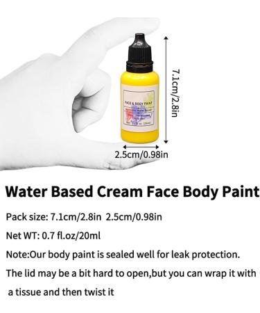  Wpsagek Face Paint Kit for - 6 Colors Face Paint for Girls | Face Paint Kit Washable Face Paint Face Paint Face Paint Face Paint for Body Eyes Clown Men Women Festival Party - Buy Online on GoSupps.com