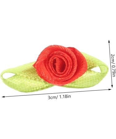 COHEALI 500pcs Small Shape Patches Bag Leaves Scarf Headdress with Diy Dress Heads Crafts Flowers Floral Red 3.00X2.00X1.80CM - Buy Online on GoSupps.com