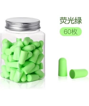 Memory Foam Ear Plugs - Noise Reduction Accessories for Comfortable Sleep | 60pcs Green - Buy Online on GoSupps.com