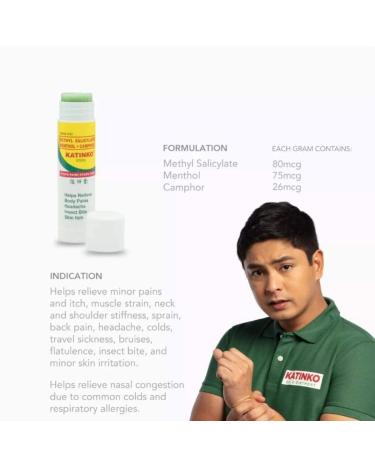 Buy Katinko 6 Ointment Stick - Pain Relief & Itch Relief 10g | International Shipping Available - Buy Online on GoSupps.com
