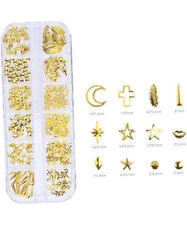 1 Box manicure tools rose gold decorations manicure decoration rivet 3d nail Size 1 Picture 3 - Buy Online on GoSupps.com