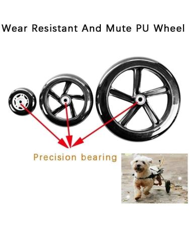 Dog Wheelchair for Back Legs Dog Cart Pet Wheelchair for Handicapped Hind Legs Small Dog Cat/Doggie/Puppy Walk Stainless Steel (Color : Blue Size : 03) Blue 3 - Buy Online on GoSupps.com