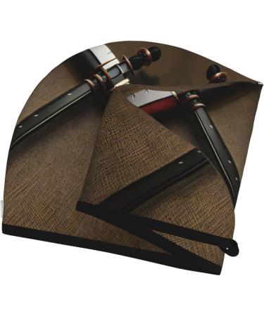 Japanese Samurai Sword Coral Velvet Hair Drying Cap | Anti-Frizz Cap for Curly & Thick Hair - International Shipping - Buy Online on GoSupps.com