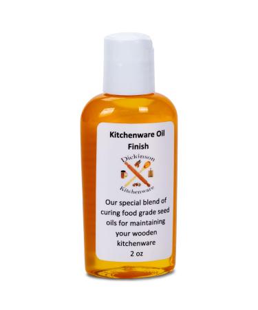 Elanze Designs 899 Wooden Kitchenware Butcher Block Oil 2 Ounces Seed Oil Wood Conditioner Finish