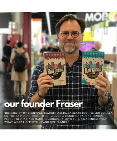  Raw Gorilla Raw Gorilla Chok Smooth Dark Cacao | Pack of 2 | Gluten-Free Snacks | Keto-Friendly Chocolate | No Added Sugar | Vegan Snacks | Organic | Sugar-Free Chocolates | Nut-Free | Healthy Snacks - Buy Online on GoSupps.com