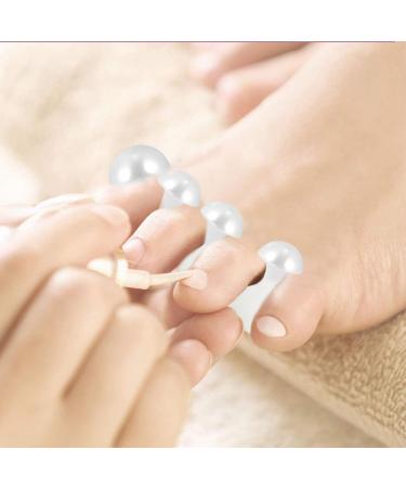 Uonlytech 2 Set Of Nail Art Pedicure Toe Separators Silicone Toe Separators Pedicure Rhinestone Pearl Finger Toe Separators Nail Art Tools Toe Dividers for Nail Varnish Pearls RHINESTONES - Buy Online on GoSupps.com