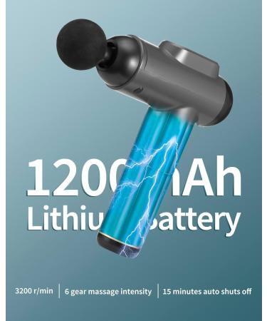 Buy High-Quality Massage Gun - Quiet Percussion Muscle Massager with 2 Heads for Ultimate Body & Shoulder Relaxation - International Shipping Available - Buy Online on GoSupps.com