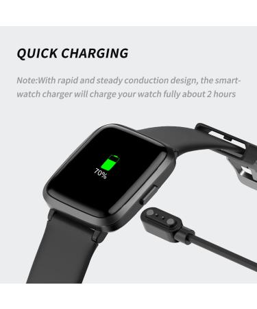 3.3FT Magnetic USB Charger for YAMAY VeryFitPro SW023 ID205L SW021 ID205U ID205S SW025 Uwatch - Fast Charging Cable for Smart Watches 1 2 3S - Buy Online on GoSupps.com