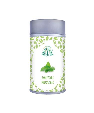 SweetCare sugar spreader mint the sugar substitute with erythritol stevia and finely ground Moroccan mint (nanamine) the natural alternative to sugar