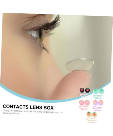 Partykindom 5-Piece Travel Case for Contact Lenses - Organizer with Tweezers - Practical Storage Box & Glasses Holder - Buy Online on GoSupps.com