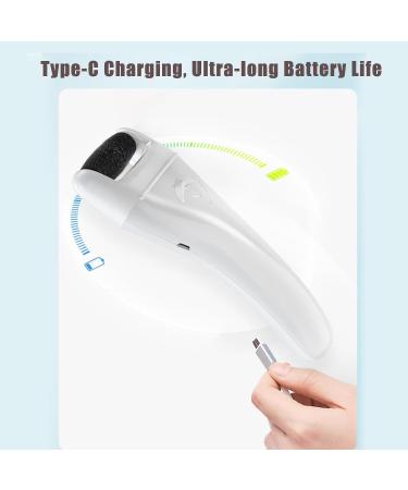 Callus Remover Electric Foot Callus Remover Electric Heel Callus Remover Waterproof Electric Foot Scrubber Duty Feet Care for Heels Dead Heavy Dry Skin (Base) - Buy Online on GoSupps.com