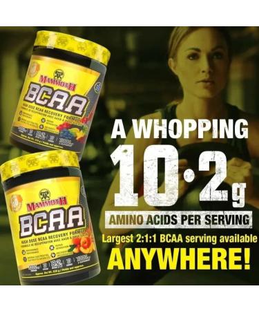 Mammoth BCAA 40 serve - Peach Mango 520 gram Peach Mango 520 gram - Buy Online on GoSupps.com