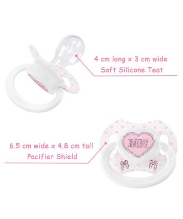 LittleForBig Large Shield Pacifier - Generation II Adult Size Blushing Baby Pattern | Buy Now for International Shipping! - Buy Online on GoSupps.com