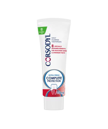 Corsodyl Corsodyl Complete Protection Toothpaste Daily Gum Care Extra Fresh for Healthy Gums and Strong Teeth 75ml