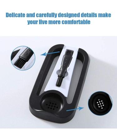 Buy Oulian Electric Shower Razor Holder | Foldable Non-Slip Base Stand with Cleaning Brush - Compatible with Most Electric Shavers - International Shipping Available - Buy Online on GoSupps.com