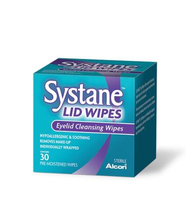 Systane Lid Wipes Eyelid Cleansing Wipes, 30 Count (Pack of 3)