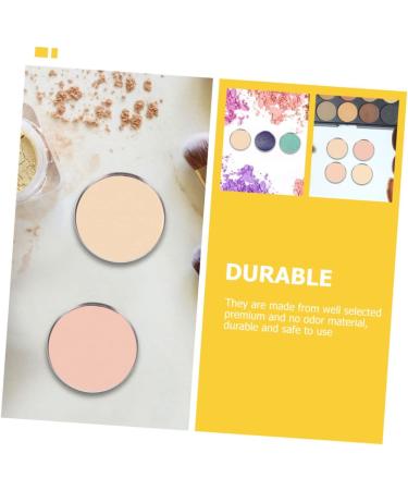 Beavorty 100 Pcs Eye Shadow Disk Eyeshadow Makeup Pans Diy Cosmetic Pallet Miss Plate Stainless Steel - Buy Online on GoSupps.com