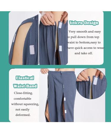 Shop Soft Cotton Tear Away Patient Clothing for Women | Post Surgery & Home Care | Medium Pink Bedridden Suit - Buy Online on GoSupps.com
