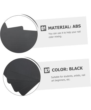 5pcs Nail Polish Palette - Color Mixing Plate for Nail Art & Makeup | Cosmetic Tool for Artists - Buy Online on GoSupps.com