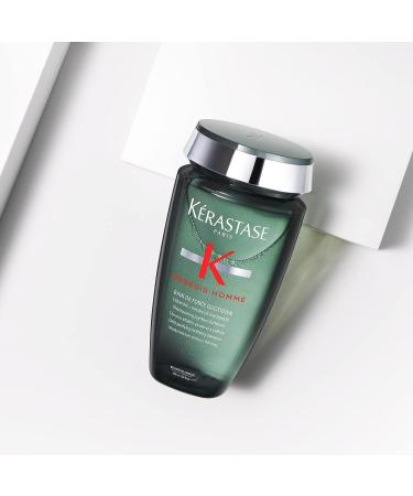 Kerastase Genesis Homme Bain De Force Shampoo for Men - Deep Cleansing & Strengthening | Cooling Formula for Hair, Scalp & Beard | Hydrating | 8.5 Fl Oz - Buy Online on GoSupps.com