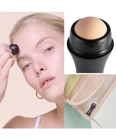 Oil-Absorbing Volcano Roller - Portable & Reusable Facial Tool for Oil Control | 4PC Blue | Ideal for Home & Travel - Buy Online on GoSupps.com