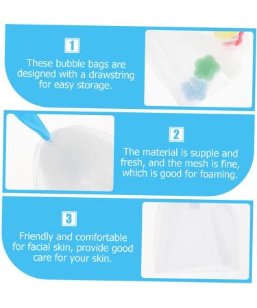 PLAFOPE 4pcs Foaming Net Purpose Soap Car Foaming Bags Cleansing Foaming Cup or - Buy Online on GoSupps.com