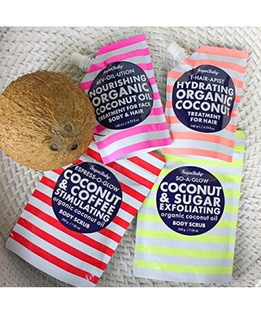 Buy SugarBaby Espress O Glow Coconut & Coffee Body Scrub - 7.05 oz | Exfoliating & Stimulating Scrub for Soft Skin - International Shipping Available - Buy Online on GoSupps.com
