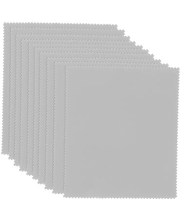 FRCOLOR 20pcs Glasses Cloth Cloth Cleaning Cloth for Glasses Lenses Ultra Eyeglass Cleaner Lens Cleaner for Eyeglasses Eyeglass Wipes Electronic Student Wipe Cloth Grey 17.5X14.5CM