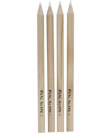 Pepperell Real Slate Chalk Pencils 5/Pkg with Sharpener - 1 Pack | High-Quality Slate Pencils for Writing and Drawing - Buy Online on GoSupps.com