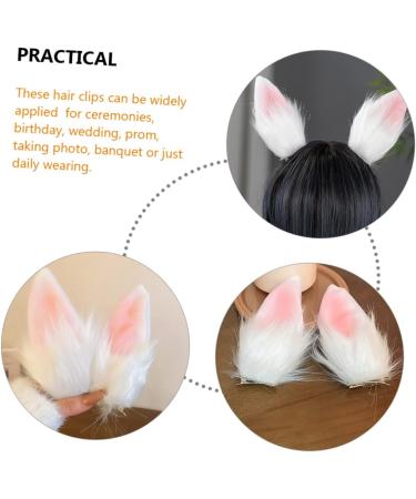 FRCOLOR 3 Pairs Hair Accessories for Women Bunny Ear Bobby Clips Barrettes for Kid Hair Accessories Rabbit Clip Hair Clip Hair Accessories Headband Cats and Dogs Fabric Women's - Buy Online on GoSupps.com