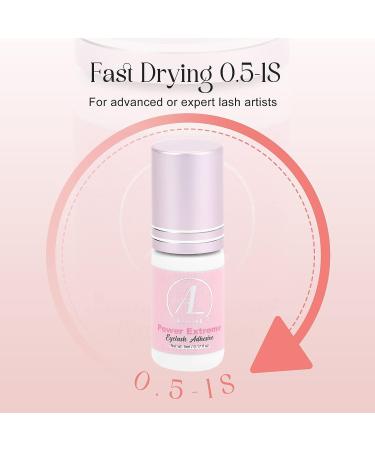 ALLOVE Fast Drying Eyelash Extension Glue | 7-8 Weeks Retention | Professional Grade - Buy Online on GoSupps.com