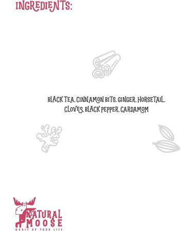 Global Natural Moose Tea Trotters | Premium Loose Leaf Tea | Hong Kong | Spiced tea blend with black tea which tastes like its far eastern spices. | 100g - Buy Online on GoSupps.com