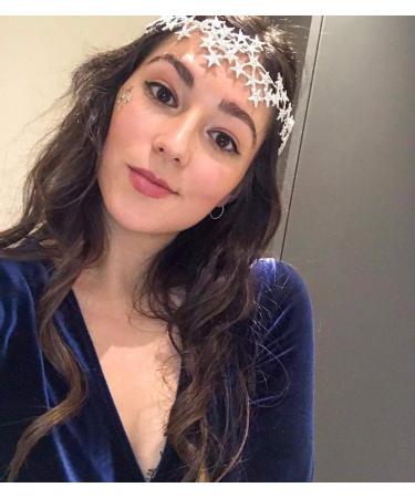 NSLS Bling Rhinestone Star Crown Headband for Women, Teens, Girls - Silver Star Tiara Bridal Hair Accessory - Buy Online on GoSupps.com