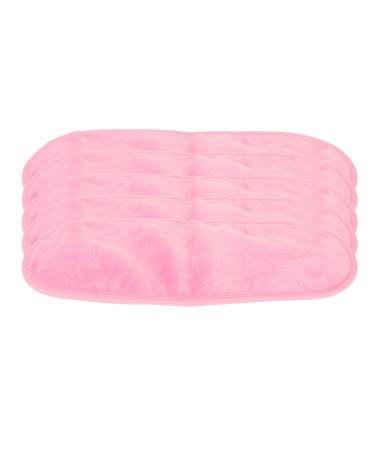 Sonew 5pcs Makeup Remover Cloth Soft Comfortable Coral Fleece Washable Microfiber Face Cloth for Face Cleansing