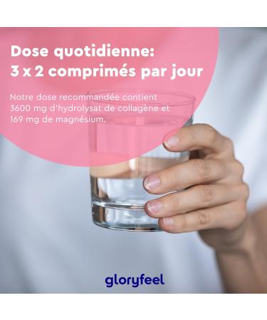 Marine Collagen and Magnesium (450 Tablets) 3600 mg Pure Collagen Hydrolysate with Magnesium Oxide Supports Bones and Muscles and Fights Fatigue* Food Supplement - Buy Online on GoSupps.com