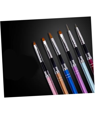 minkissy Set Nail Art Liner Brush Nail Art Liner Pen Stripers Nail Stripping Brush Dotting Painting Pen Multifunction medium Red - Buy Online on GoSupps.com