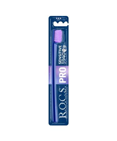 ROCS Toothbrush PRO Sensitive | Extra Soft Bristles for Sensitive Teeth - Best eCommerce for International Shipping - Buy Online on GoSupps.com
