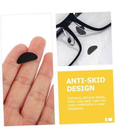 Marmerdo 18 Pairs Self-Adhesive Silicone Nose Pads for Glasses - Comfortable & Durable Black Pads for Sunglasses - 1.9x0.8x0.1cm - Buy Online on GoSupps.com