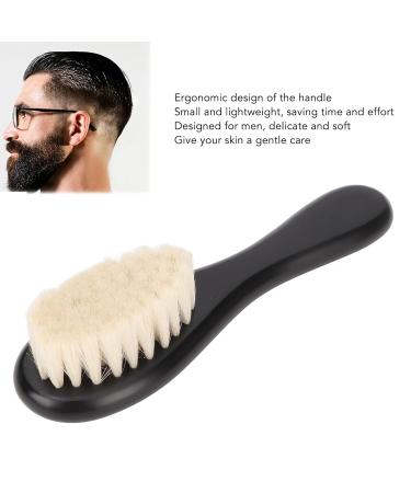 Professional Hairdresser Beard & Fade Brush - Wooden Handle Cleaning Brush for Men - Buy Online on GoSupps.com