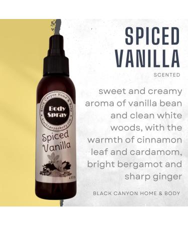 Spiced Vanilla Scented Body Spray 4 Oz (2 Pack) - Buy Online on GoSupps.com