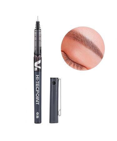 2 Color Tattoo Marker - Semi-Permanent Eyebrow Positioning Pen in Black - Buy Online on GoSupps.com
