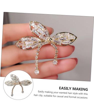 minkissy 1pc Hairpin Party Headdress Hair Accessories Women Hair Clip Clip Delicate Hair Clip Hair Accessory for Women Butterfly-shape Hair Clips Girl Decorate Fashion Rhinestones - Buy Online on GoSupps.com